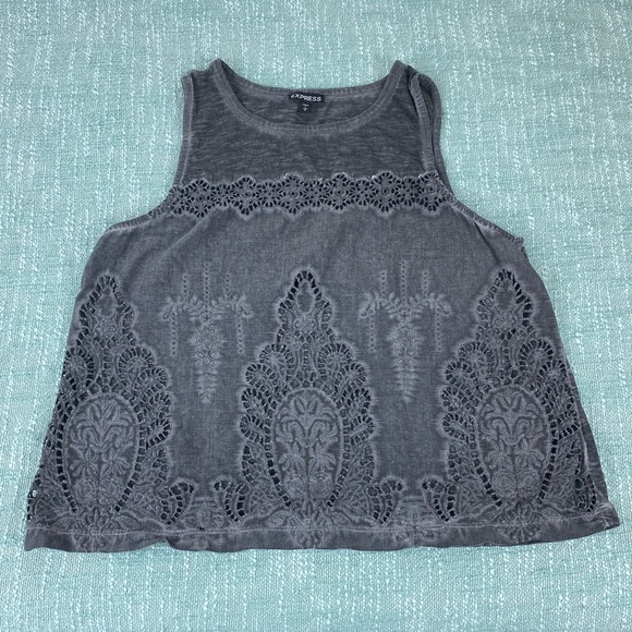Express Eyelet Blouse - Tank - Picture 8 of 14